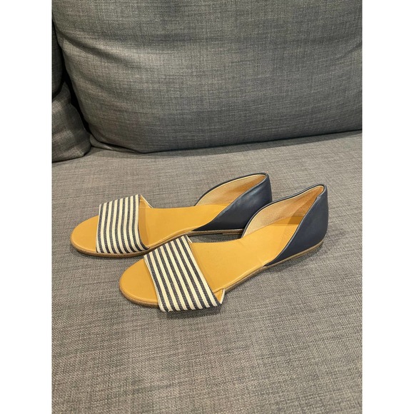 J. Crew sandal flats slip on - Picture 1 of 4